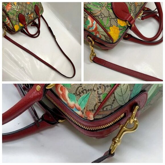 Gucci Hand Bag Brown PVC 900-042425 - Picture 6 of 13